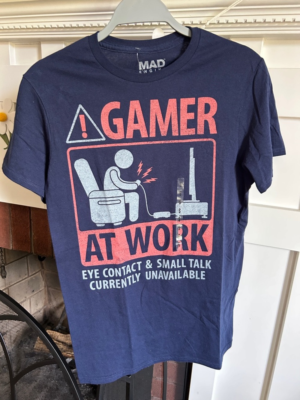 Mens Gamer Graphic Tee Size S